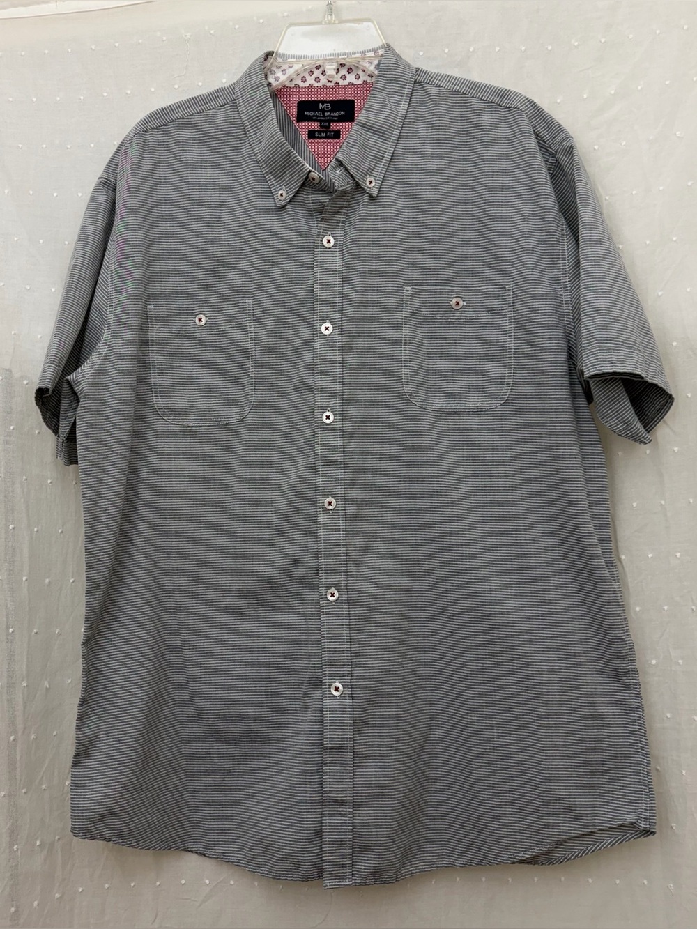 Michael Brandon Slim Fit Button Down Shirt Size XXL